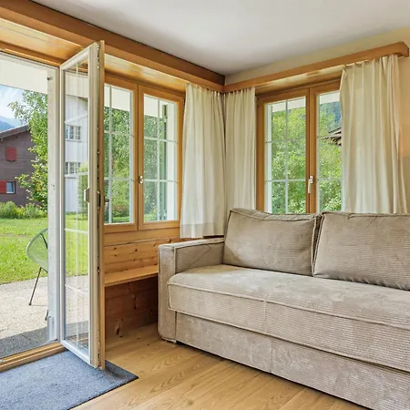Quiet Mountain Escape With Fireplace And Garden Apartmán Lenk