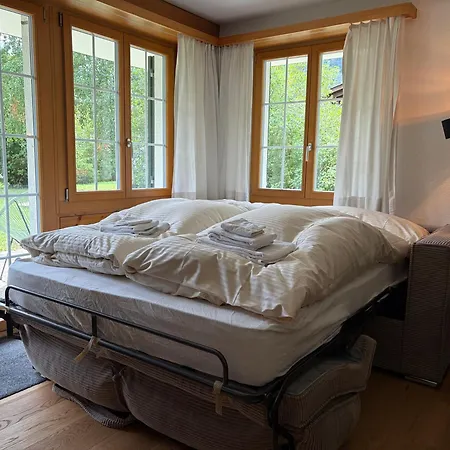 Quiet Mountain Escape With Fireplace And Garden Apartmán Lenk